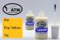 Preview: Kia, Pop Yellow, TN: 20ml Lackstift + 20ml Klarlack - Set, von ATW Autoteile West.